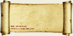 Jagoda Stojaković vizit kartica